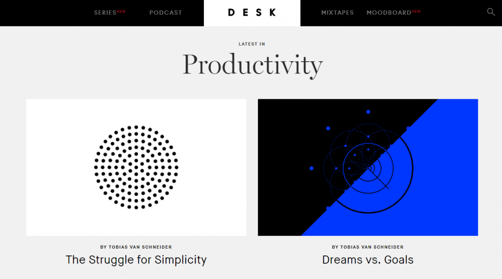 DESK - статьи о продуктивности