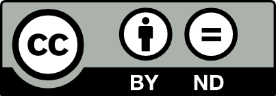 Creative commons No Derivative Works лого