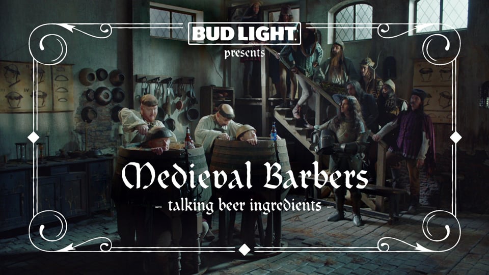 Bud Light, Two Medieval Barbers