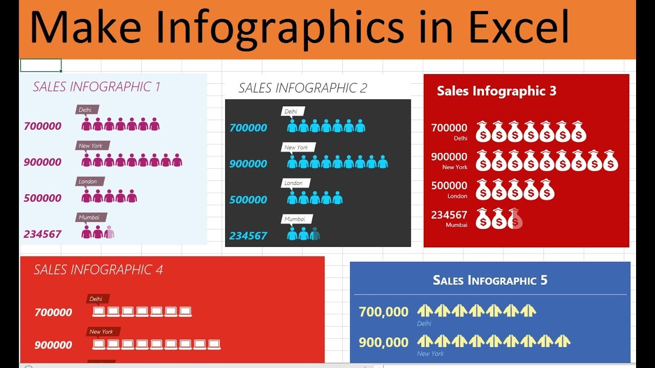 Make Infographics in Excel