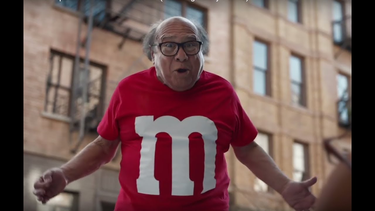 M&M's Super Bowl Commercial 2018 Danny DeVito Human