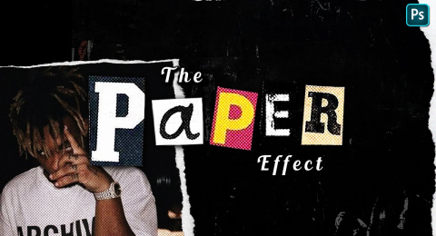 Как создать структуру бумаги на фото