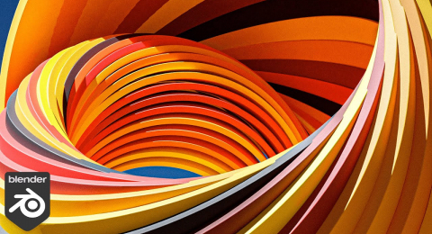 Абстракция в Блендер 2.93