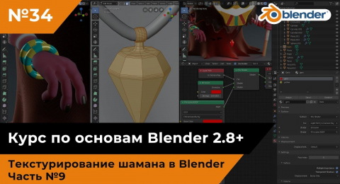 Как привязать текстуру к модели в blender