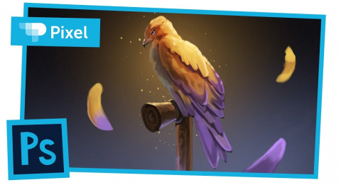 Как нарисовать птицу феникс