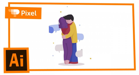 Как нарисовать влюбленную пару