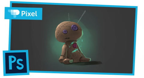 Как нарисовать куклу вуду