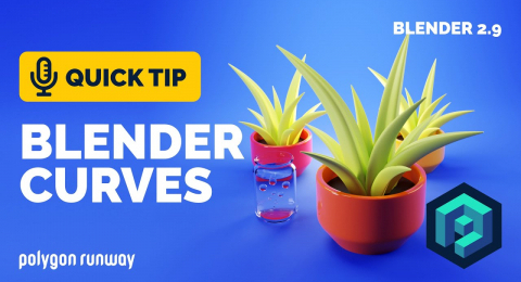 Простое 3D растение