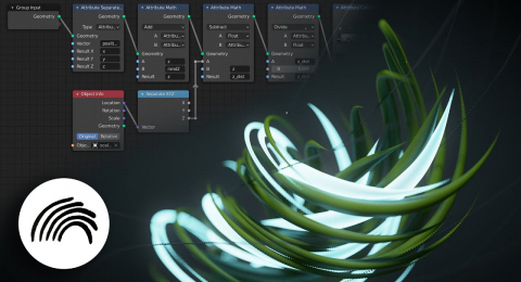 Эффект узлов в Блендер