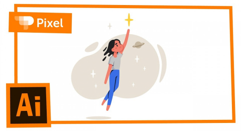 Как нарисовать девочку со звездой