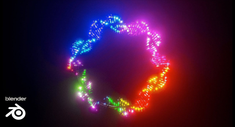 ДНК в Blender 2.93