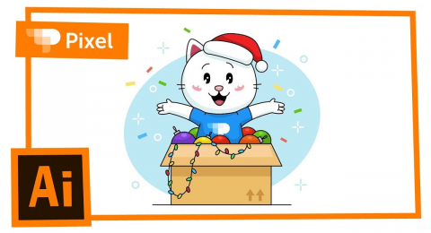 Как нарисовать новогоднюю иллюстрацию