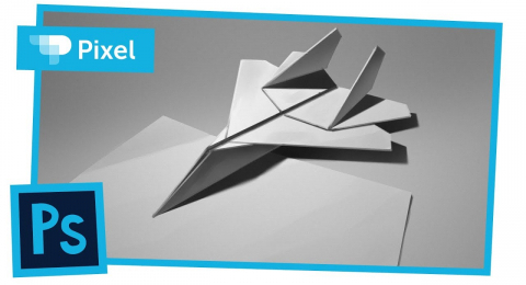 Как нарисовать бумажный самолет