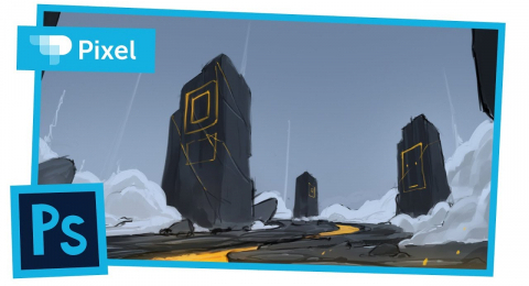 Как нарисовать мистическую локацию