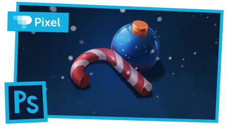 Как нарисовать новогоднюю иллюстрацию