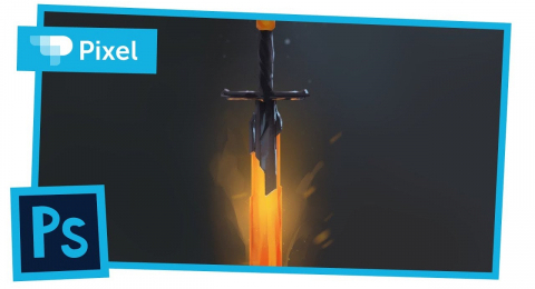 Как нарисовать меч