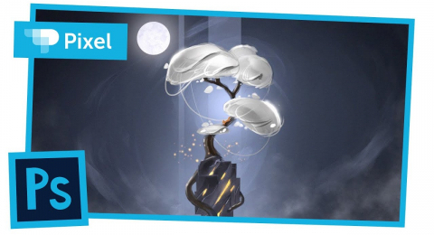 Как нарисовать сказочное дерево