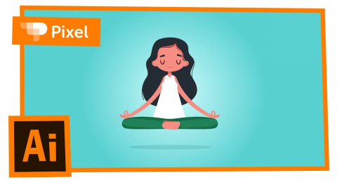 Как нарисовать девушку-йога