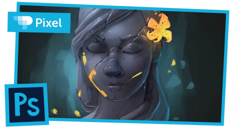 Как нарисовать каменную статую