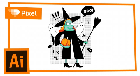 Как нарисовать ведьму на Halloween