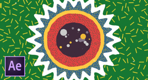 Гранжевая шейповая композиция