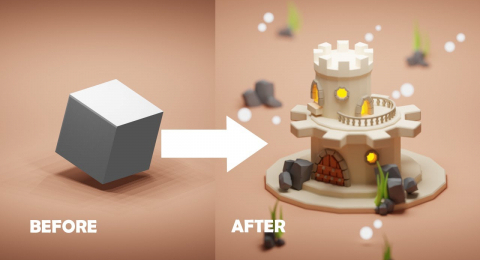 Мини-замок за 5 минут